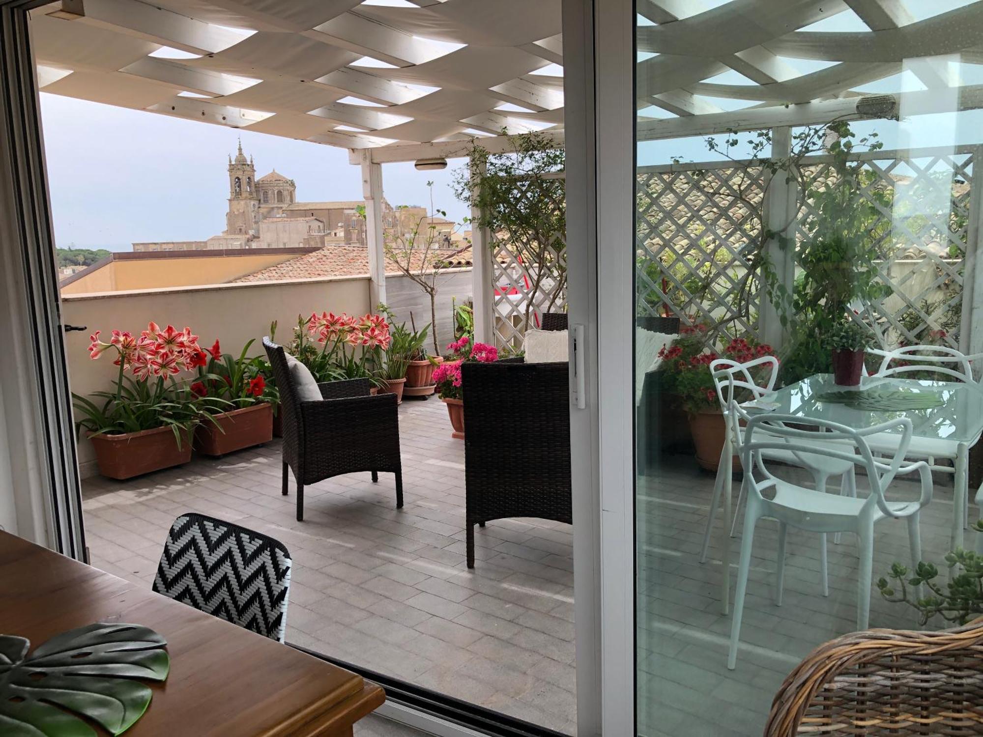 Apartament Attico Da Rosa Con Vista Spettacolare A 360 Gradi Caltagirone Zewnętrze zdjęcie